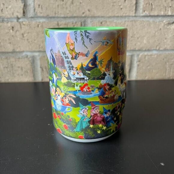 Walt Disney World Grandpa Coffee Mug Cup 3D Mickey Four Parks One World - Picture 4 of 8